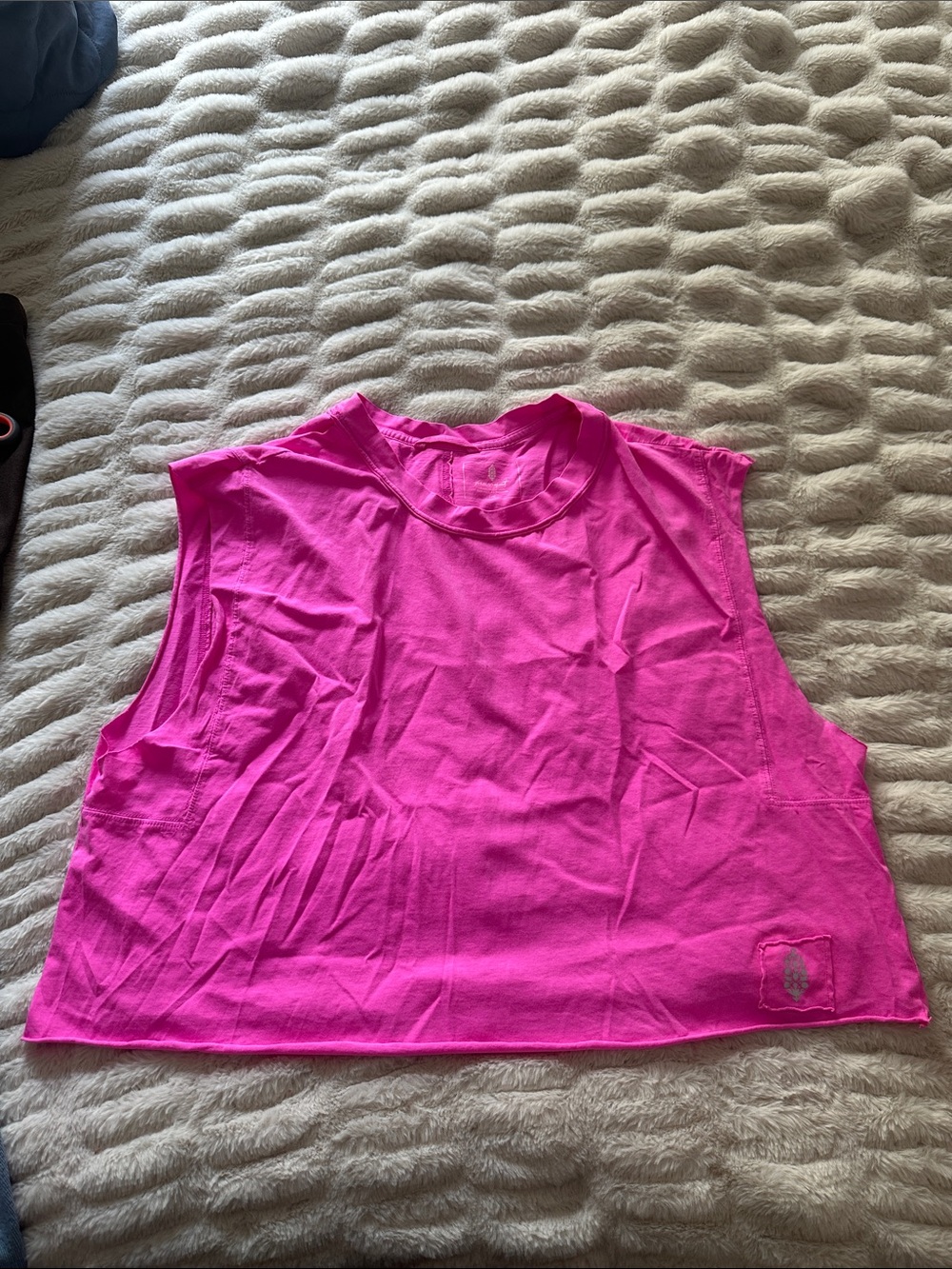 FP Movement by Free People Hot Pink Cropped Muscle Tank